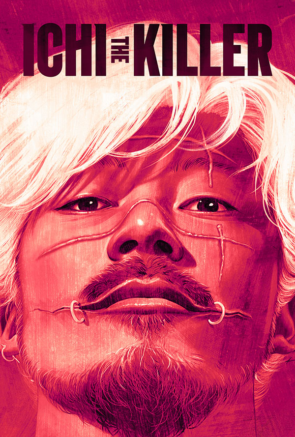 Ichi The Killer movie poster for when it played the Pittsburgh Japanese Film Festival